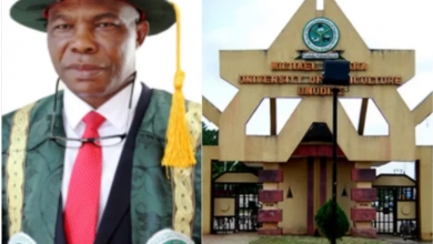 Photo of VC allegedly impregnates a third year student and upgrading her to final year status